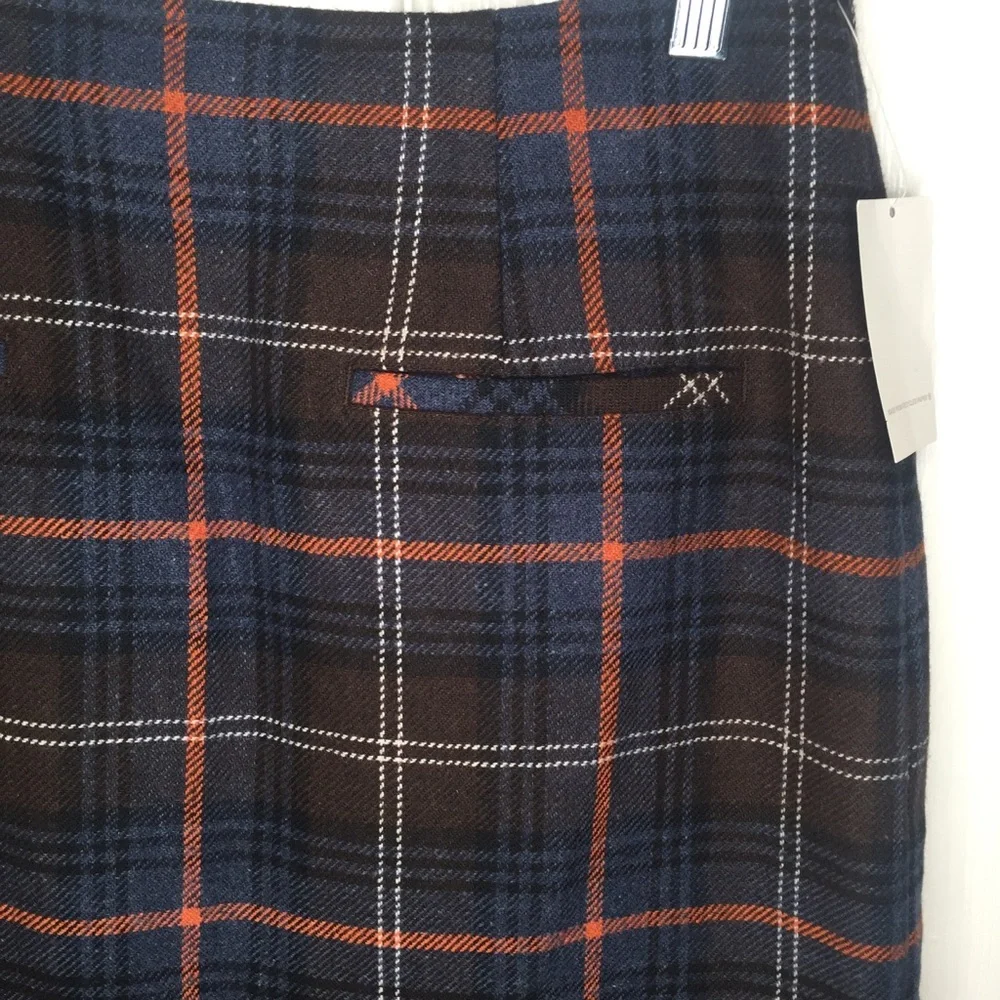 Cabi Heritage Plaid Skirt Style #742 Pleated Trim - Picture 3 of 12